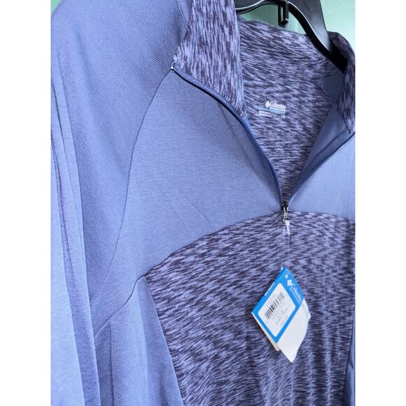 Columbia Large NWT Women's "OuterSpaced" 1/2 Zip Pullover. - Picture 3 of 6